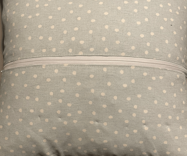 Recycled denim cushion cover 