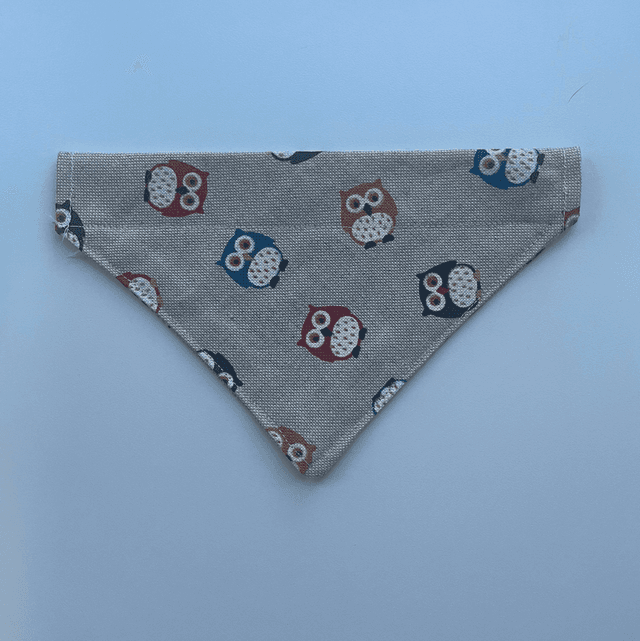  dog bandana owl design 
